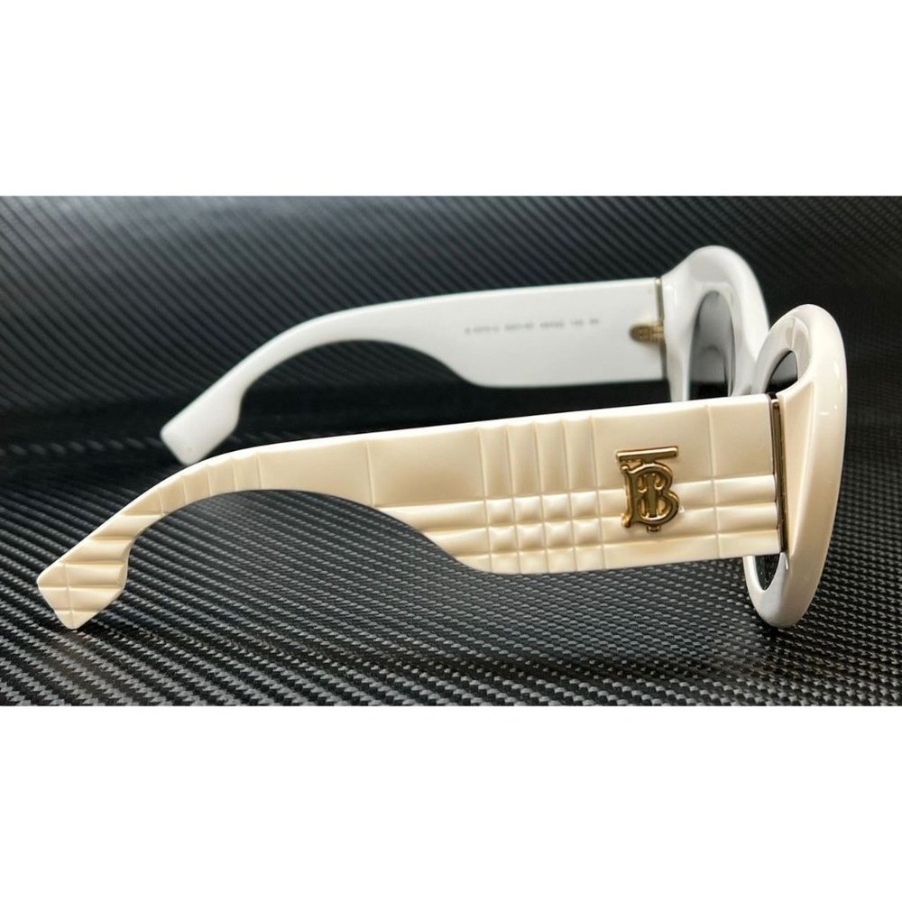Burberry White Gold Logo Women Sunglasses - Picture 3 of 5